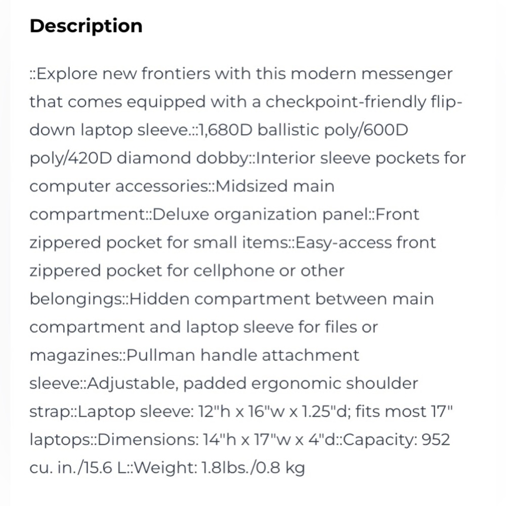 OGIO Voyager Messenger/ Laptop Bag_ Men or Women_Black - Picture 11 of 11